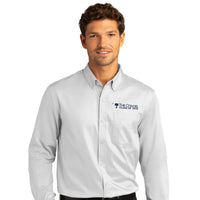 Load image into Gallery viewer, The Citadel, Big Red, Crescent, Class of 1975, Long Sleeve Twill Shirt-  white
