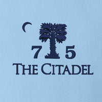 Load image into Gallery viewer, The Citadel, Big Red, Class of 1975, Long Sleeve Twill Shirt - Carolina Blue
