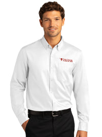 Load image into Gallery viewer, The Citadel, Customizable (Your Year), Port Authority® Long Sleeve SuperPro React™ Twill Shirt - White
