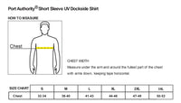 Load image into Gallery viewer, The Citadel, Spike, Short Sleeve UV Dockside Shirt- Size Chart
