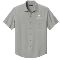 Load image into Gallery viewer, The Citadel, Big Red, Palm Tree, Short Sleeve UV Dockside Shirt - Grey
