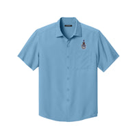 Load image into Gallery viewer, The Citadel, Spike, Short Sleeve UV Dockside Shirt- Carolina Blue 
