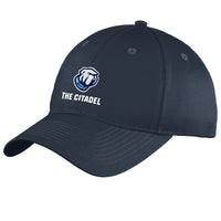 Load image into Gallery viewer, The Citadel Bulldog, Port &amp; Co™ Youth Six-Panel Unstructured Twill Cap - Navy
