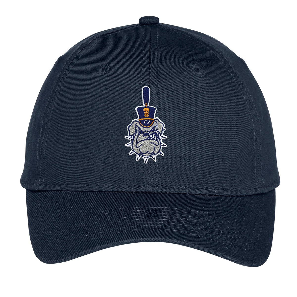 The Citadel, Spike, Port & Co™ Youth Six-Panel Unstructured Twill Cap - Navy