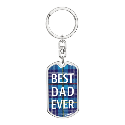 The Citadel, Best Dad Ever, Dog Tag Keychain
