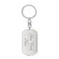 The Citadel, Best Dad Ever, Dog Tag Keychain