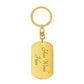 The Citadel, Best Dad Ever, Dog Tag Keychain