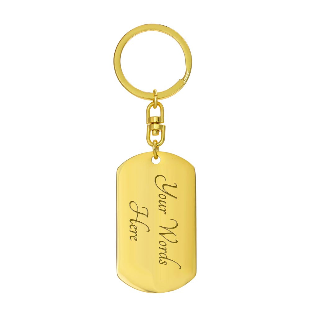 The Citadel, Best Dad Ever, Dog Tag Keychain