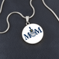 The Citadel, Mom, Spike, White, Circle Necklace