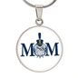 The Citadel, Mom, Spike, White, Circle Necklace