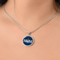The Citadel, Spike, Mom, Navy, Circle Necklace