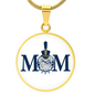 The Citadel, Mom, Spike, White, Circle Necklace