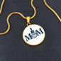 The Citadel, Mom, Spike, White, Circle Necklace
