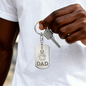 The Citadel, Spike, Dad, Engraved Dog Tag Keychain