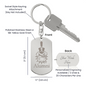 The Citadel, Spike, Alumni, Engraved Dog Tag Keychain