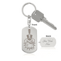 The Citadel, Spike, Engraved Dog Tag Keychain