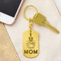 The Citadel, Mom, Spike, Engraved Dog Tag Keychain