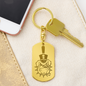 The Citadel, Spike, Engraved Dog Tag Keychain
