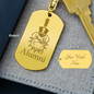 The Citadel, Spike, Alumni, Engraved Dog Tag Keychain