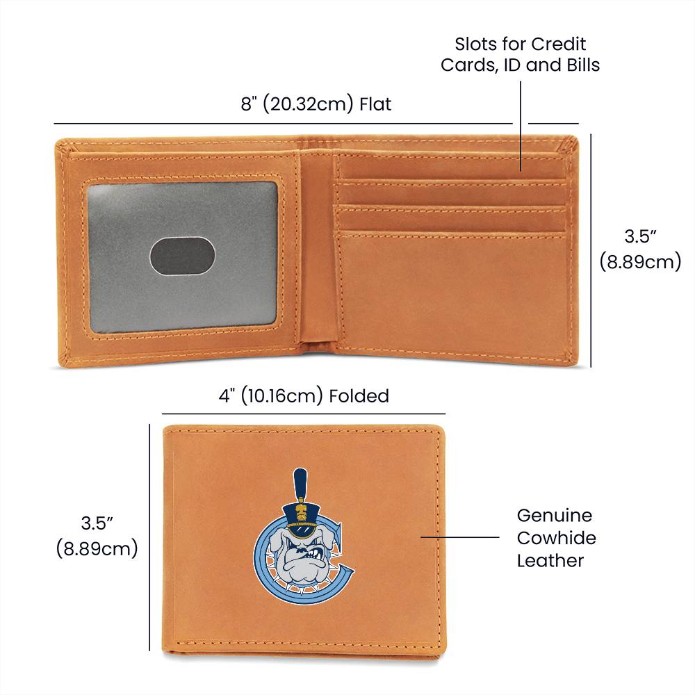 The Citadel, Spike logo, Leather Wallet