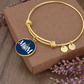 The Citadel, Mom, Spike, Navy, Circle Bracelet