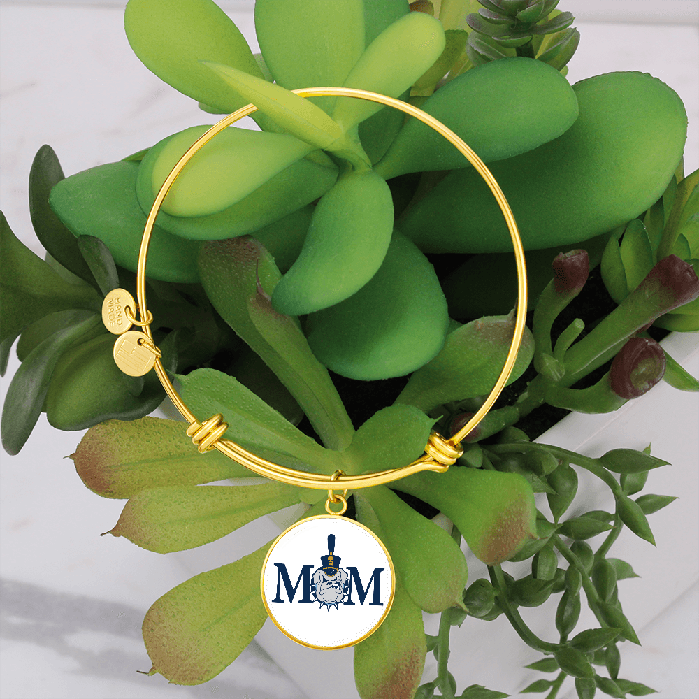 The Citadel, Mom, Spike, White, Circle Bracelet
