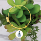 The Citadel, Spike logo, Luxury Circle Bangle - Gold