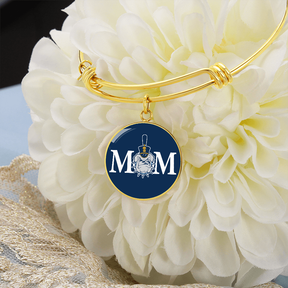 The Citadel, Mom, Spike, Navy, Circle Bracelet