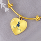 The Citadel, Barracks logo, Luxury Bangle, Engraving optional