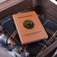The Citadel, Ring Bezel Leather Journal Custom Year