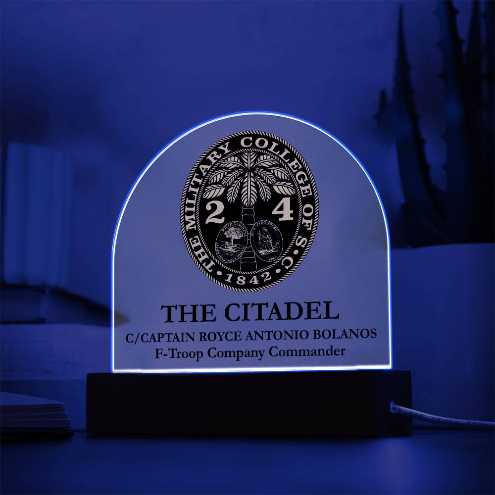 The Citadel, Ring Bezel (Your Year), Customizable Acrylic Dome Plaque-1