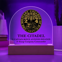 Load image into Gallery viewer, The Citadel, Ring Bezel (Your Year), Customizable Acrylic Dome Plaque- Let Base
