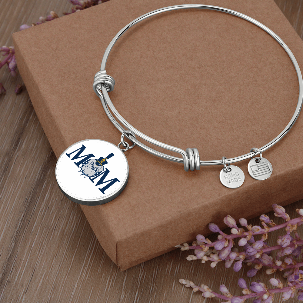 The Citadel, Mom, Spike, White, Circle Bracelet