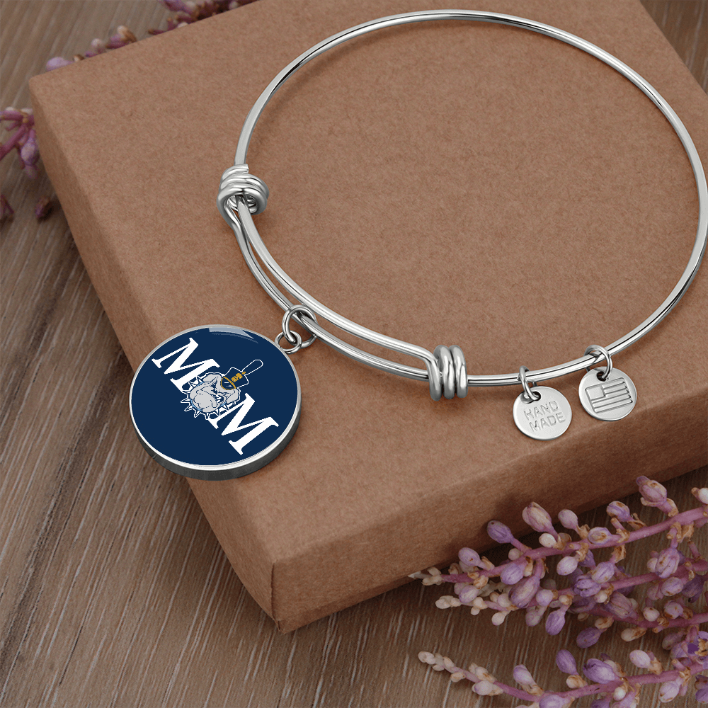 The Citadel, Mom, Spike, Navy, Circle Bracelet