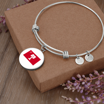 The Citadel, BRP Flag, Circle Bangle - Silver