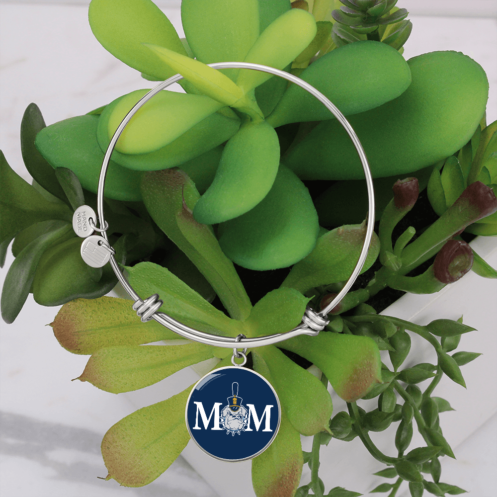 The Citadel, Mom, Spike, Navy, Circle Bracelet