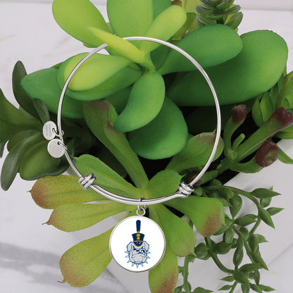 The Citadel, Spike logo, Luxury Circle Bangle - Silver