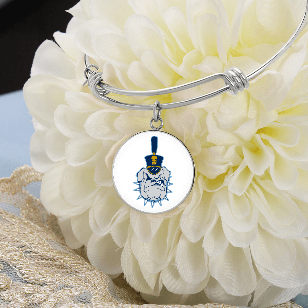 The Citadel, Spike logo, Luxury Circle Bangle - Silver