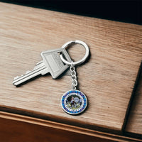Load image into Gallery viewer, The Citadel, Band, The Royal Edinburgh Military TATTOO 2024, CUSTOM Image Upload, Tartan, Engravable Keychain, LIMITED EDITION
