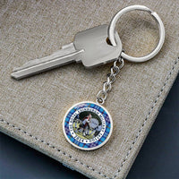 Load image into Gallery viewer, The Citadel, Band, The Royal Edinburgh Military TATTOO 2024, CUSTOM Image Upload, Tartan, Engravable Keychain, LIMITED EDITION
