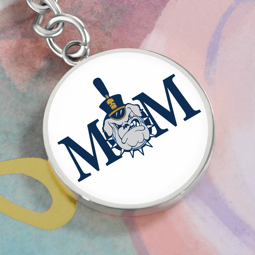 The Citadel, Mom, Spike, White, Circle Keychain