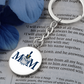 The Citadel, Mom, Spike, White, Circle Keychain