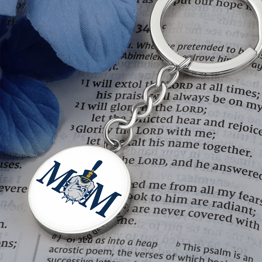 The Citadel, Mom, Spike, White, Circle Keychain