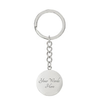 Load image into Gallery viewer, The Citadel, Band, The Royal Edinburgh Military TATTOO 2024, CUSTOM Image Upload, Tartan, Engravable Keychain, LIMITED EDITION
