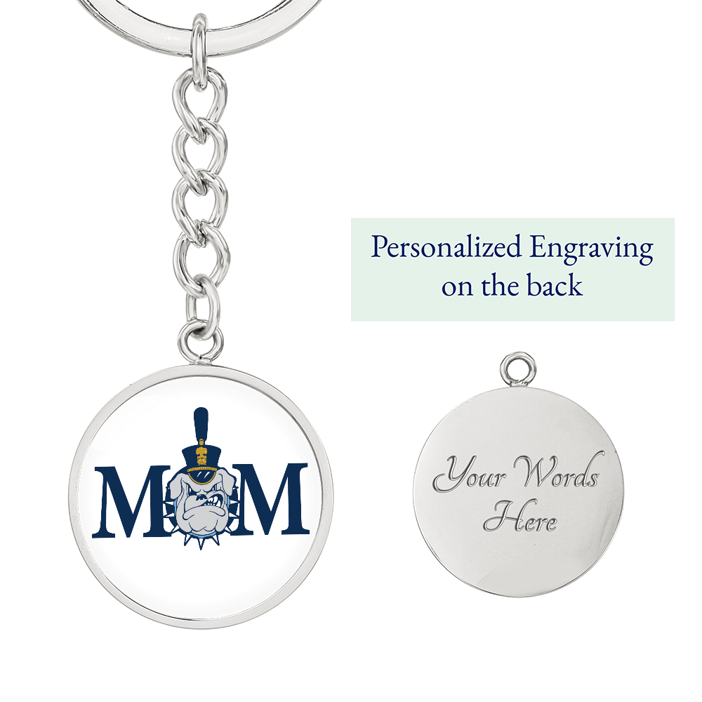 The Citadel, Mom, Spike, White, Circle Keychain