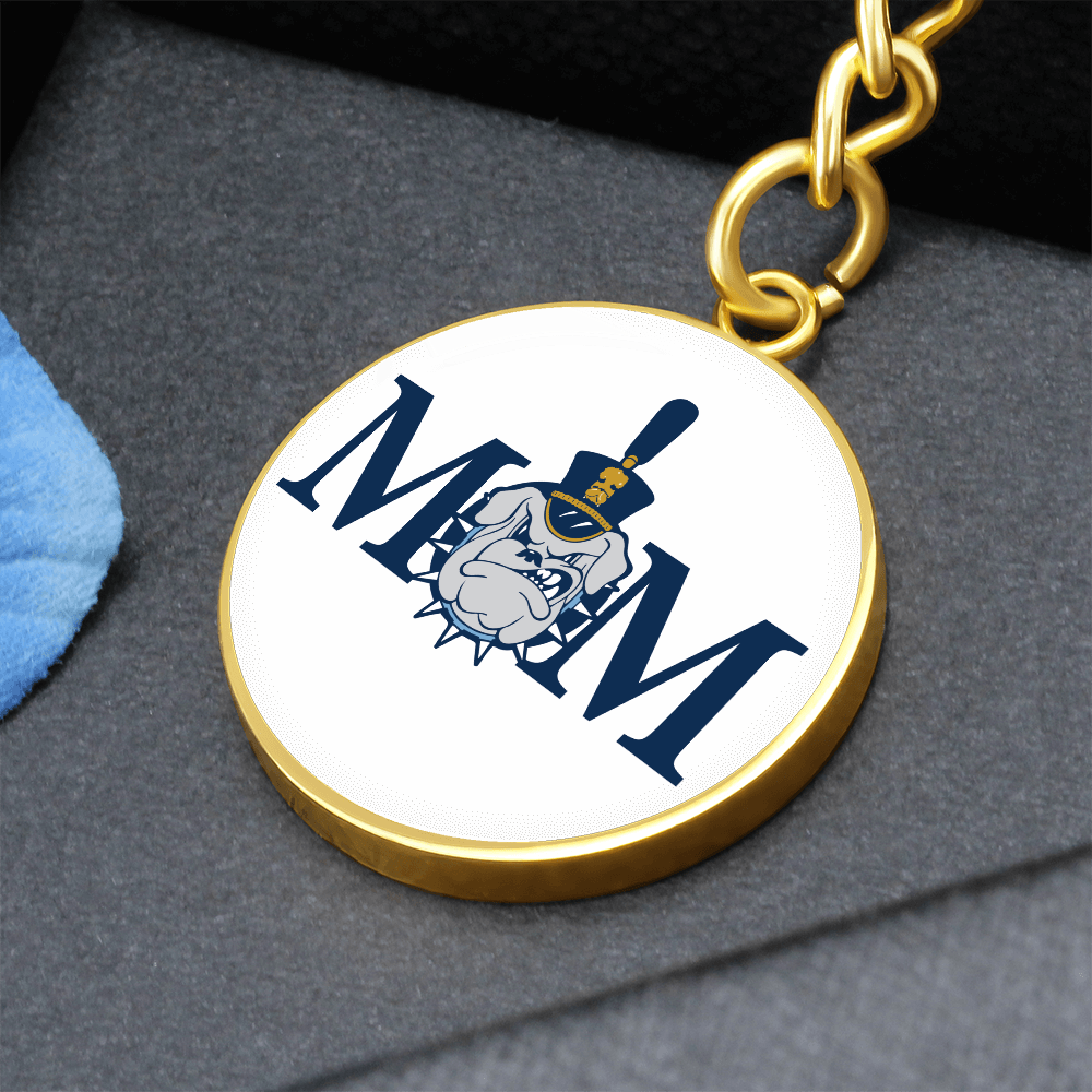 The Citadel, Mom, Spike, White, Circle Keychain