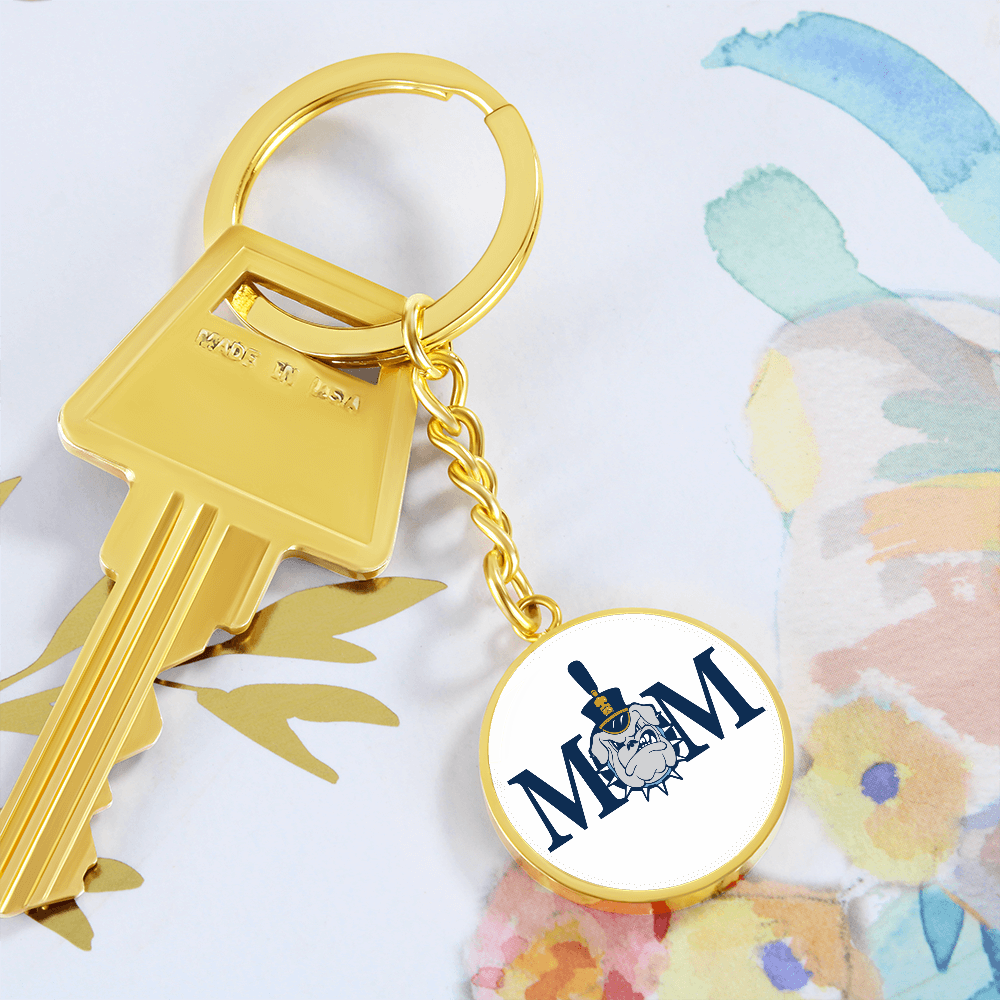The Citadel, Mom, Spike, White, Circle Keychain