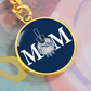 The Citadel, Mom, Spike, Navy, Circle Keychain 