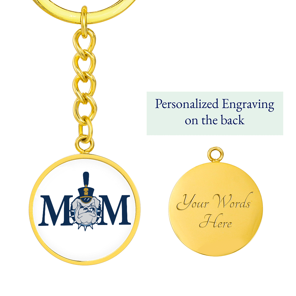 The Citadel, Mom, Spike, White, Circle Keychain