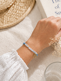 Load image into Gallery viewer, The Citadel, Handmade, Beaded with Dog Paw, Demi - Fine Bracelet
